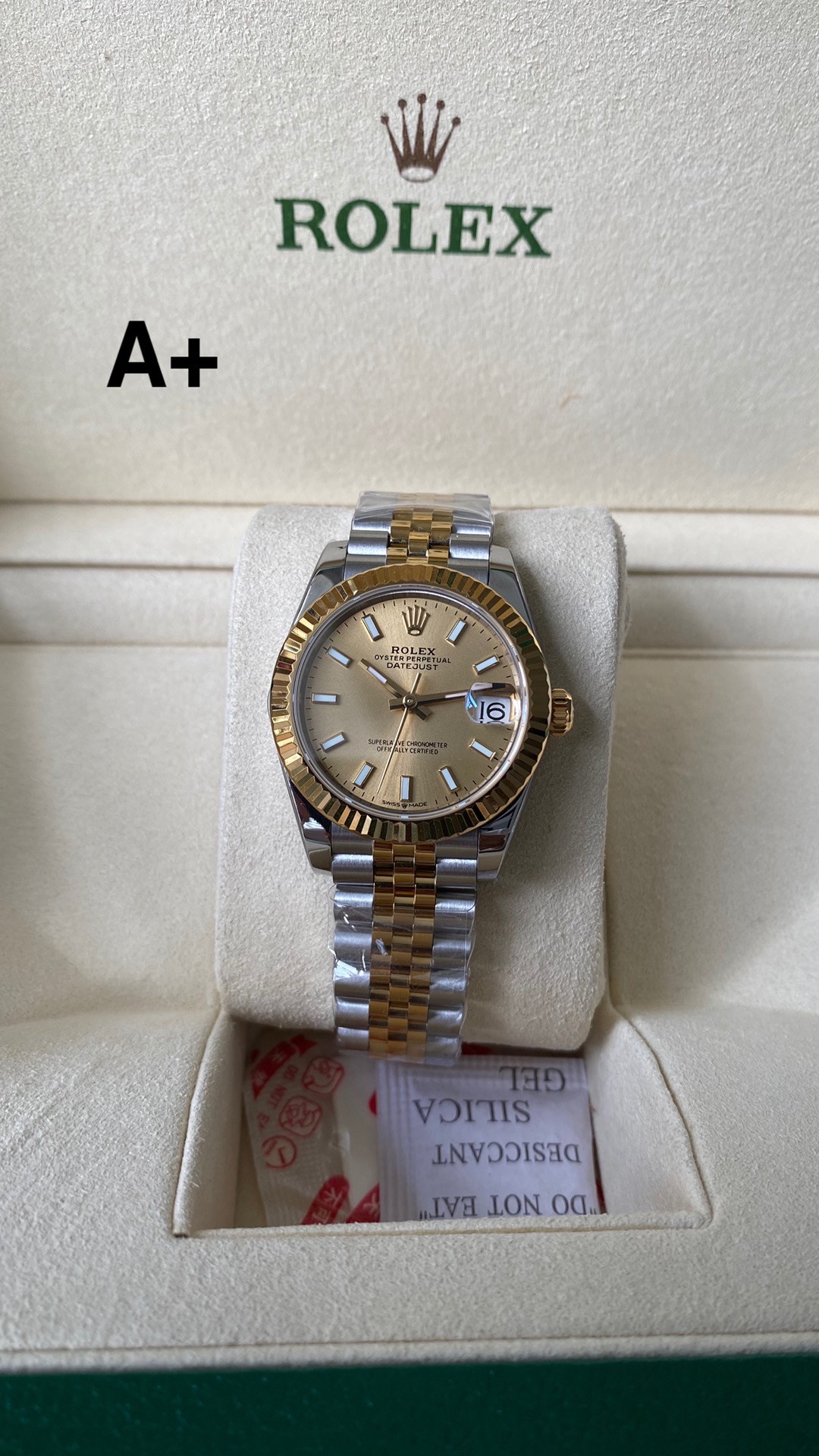 Rolex A+ Factory / 易厂 Factory新品劳力士Rolex女款蚝式日志型腕表31mm 到货