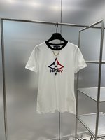Louis Vuitton Kleding T-Shirt Wit Katoen Breien Lentecollectie
