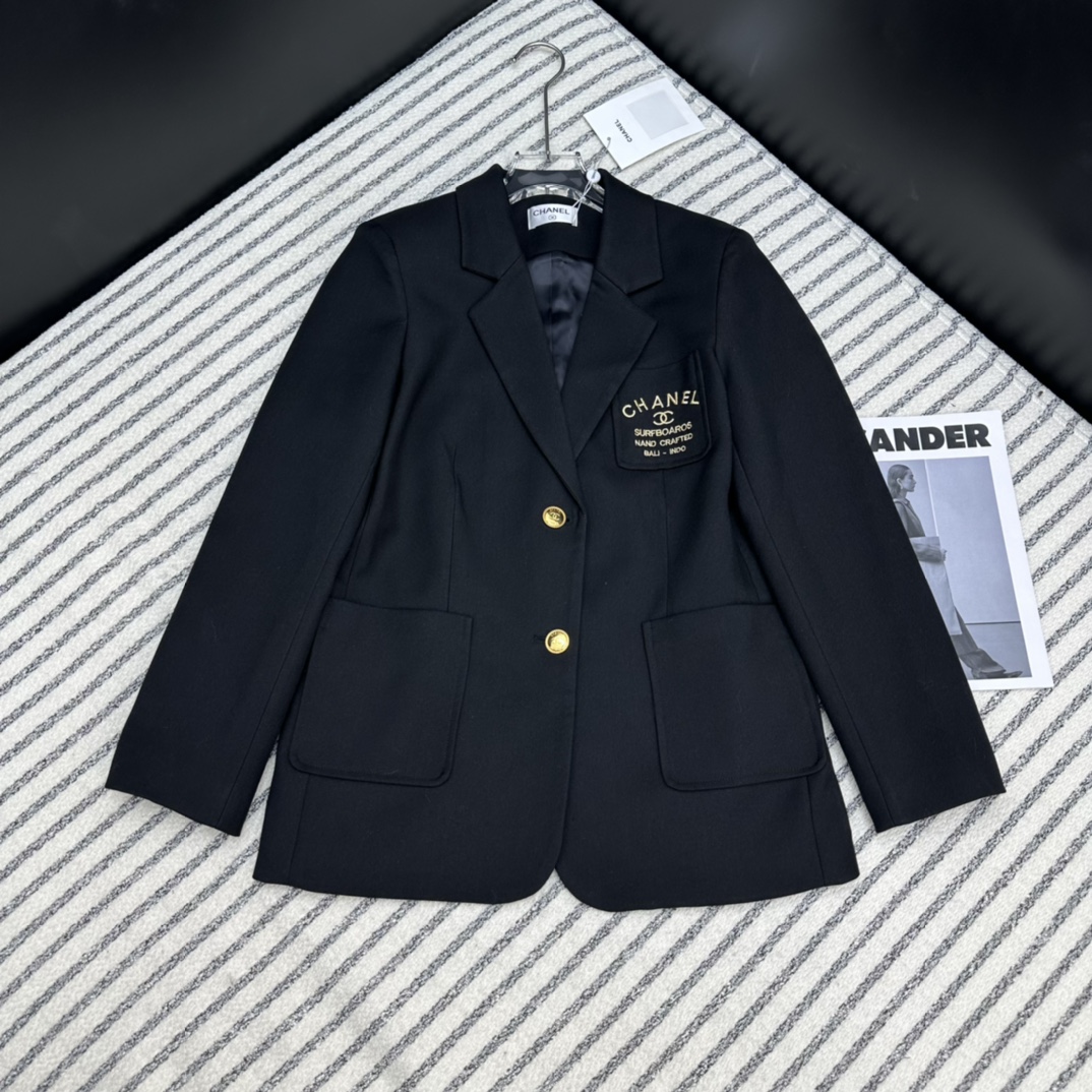 Chanel Clothing Coats & Jackets Quality Replica
 Embroidery Spring Collection