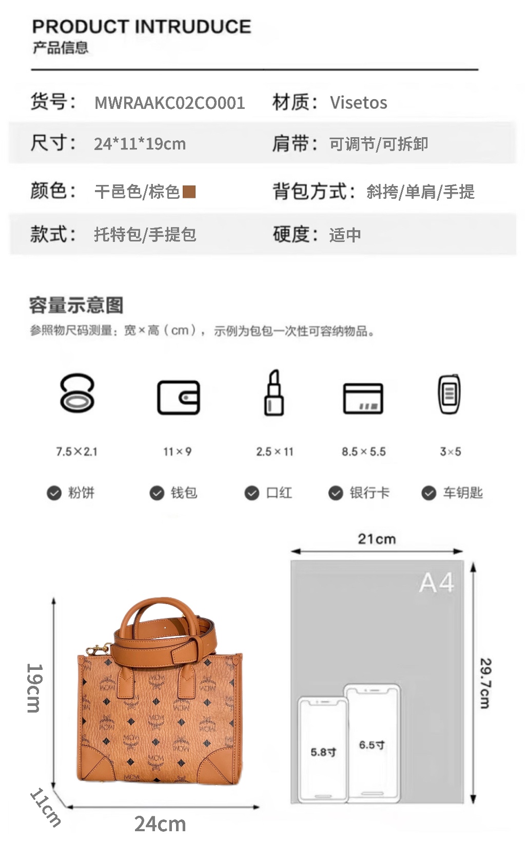 MCM ▪️𝐂𝐨𝐧𝐟𝐢𝐠/bag attributes