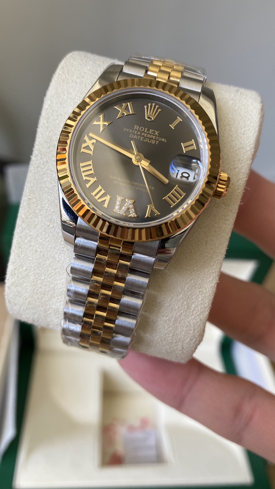 Rolex A+ Factory / 易厂 Factory新品劳力士Rolex女款蚝式日志型腕表31mm 到货