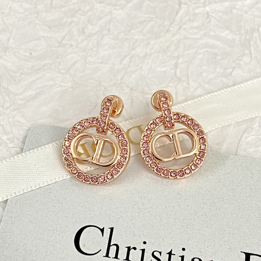 Dior Jewelry Earring Pink Rose Gold