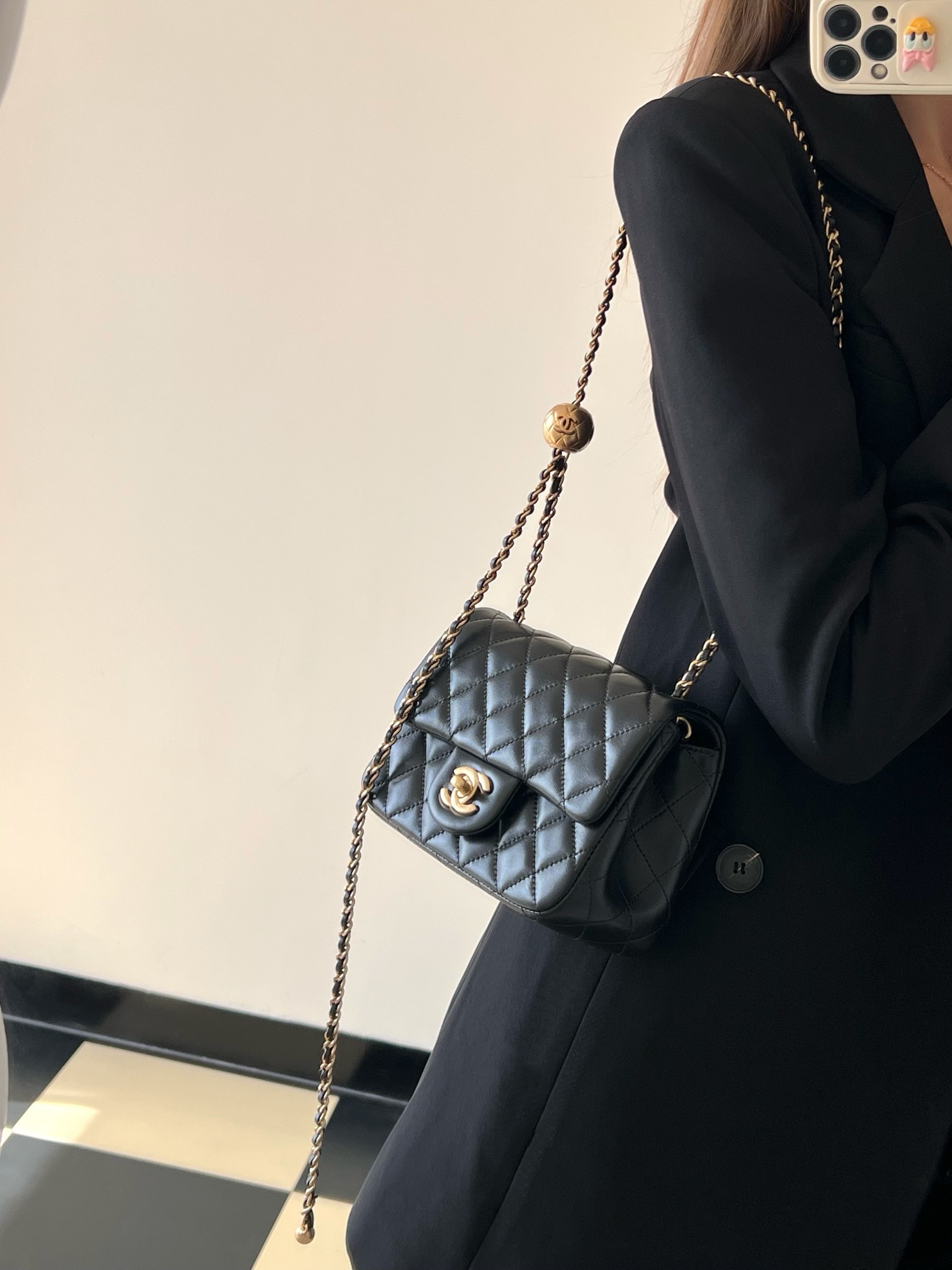 Chanel Crossbody & Shoulder Bags Black Vintage
