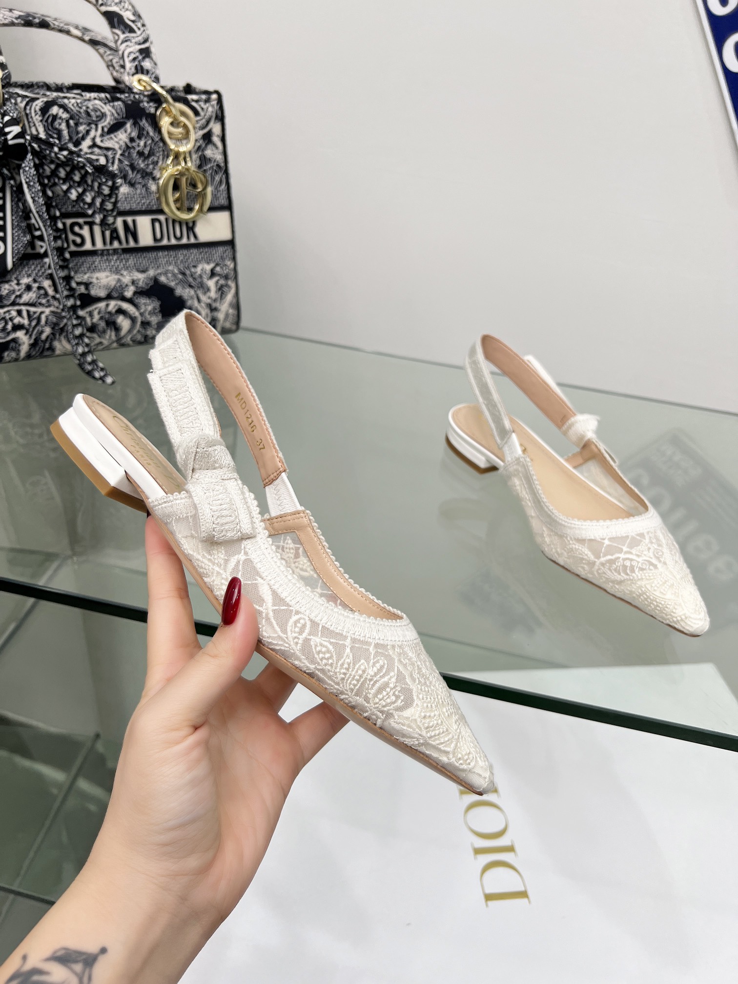Dior Shoes High Heel Pumps Embroidery Genuine Leather Sheepskin Spring/Summer Collection