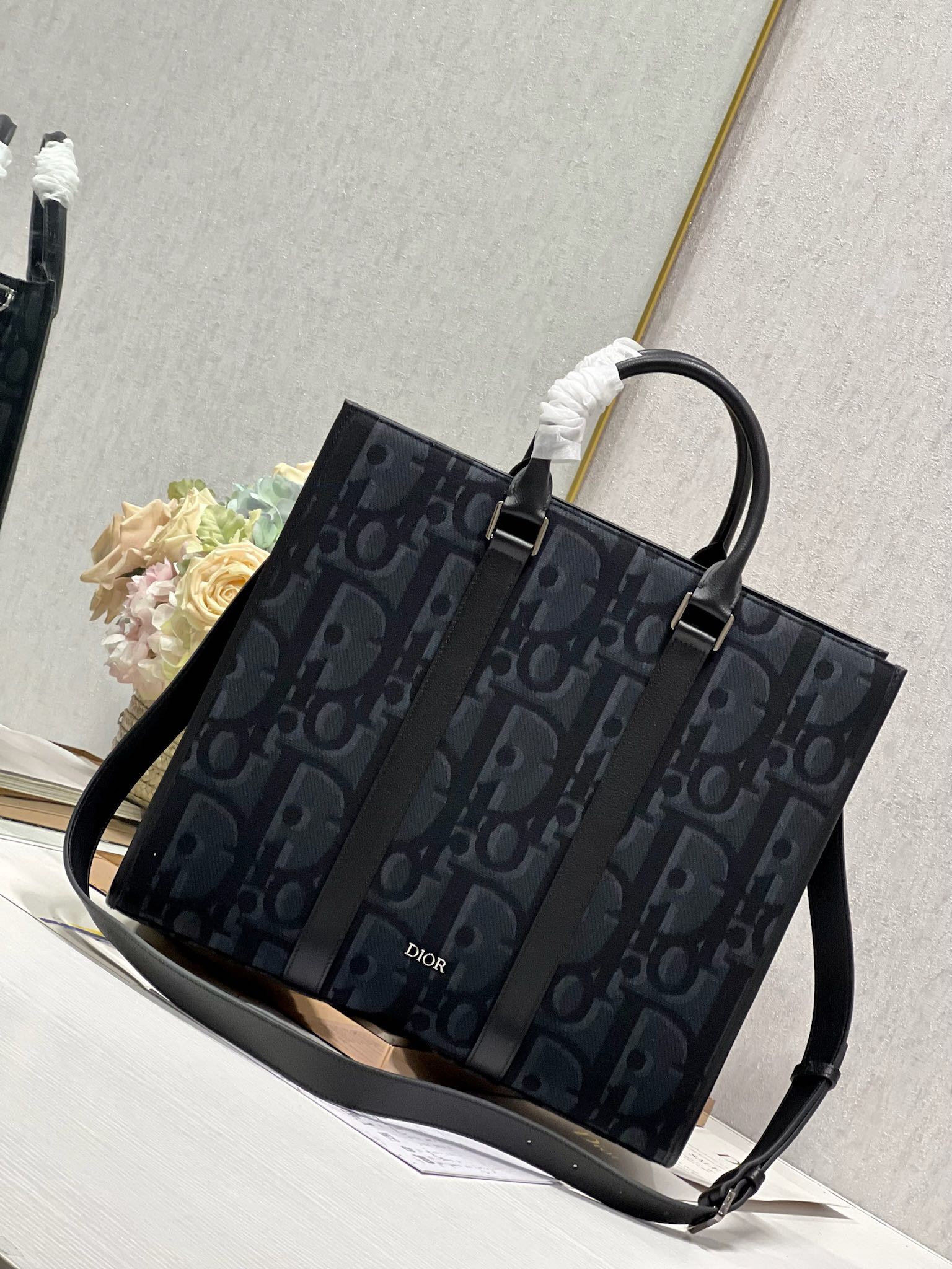 Dior🖤EAST-WEST 手袋「黑布 2