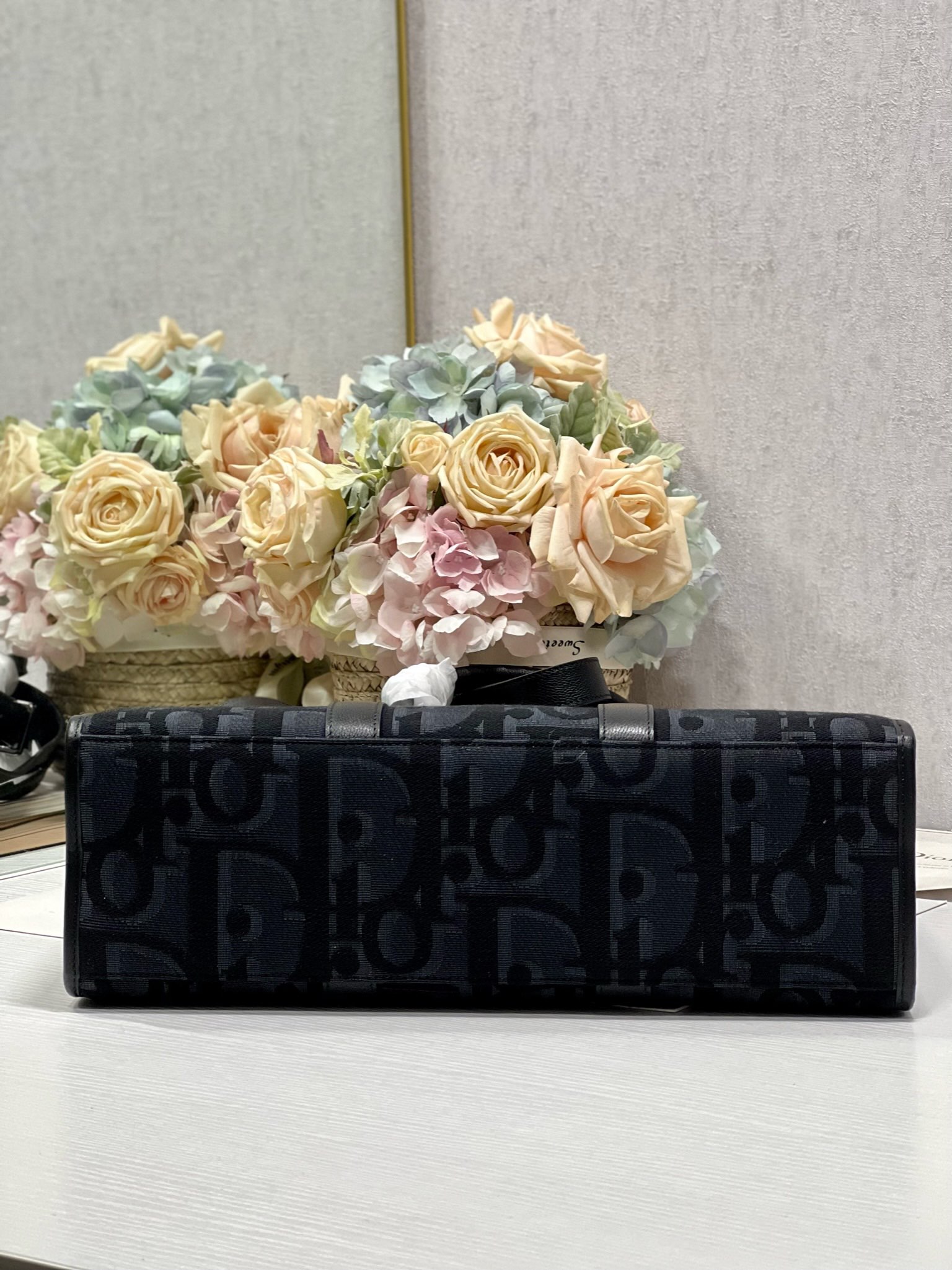 Dior🖤EAST-WEST 手袋「黑布 6