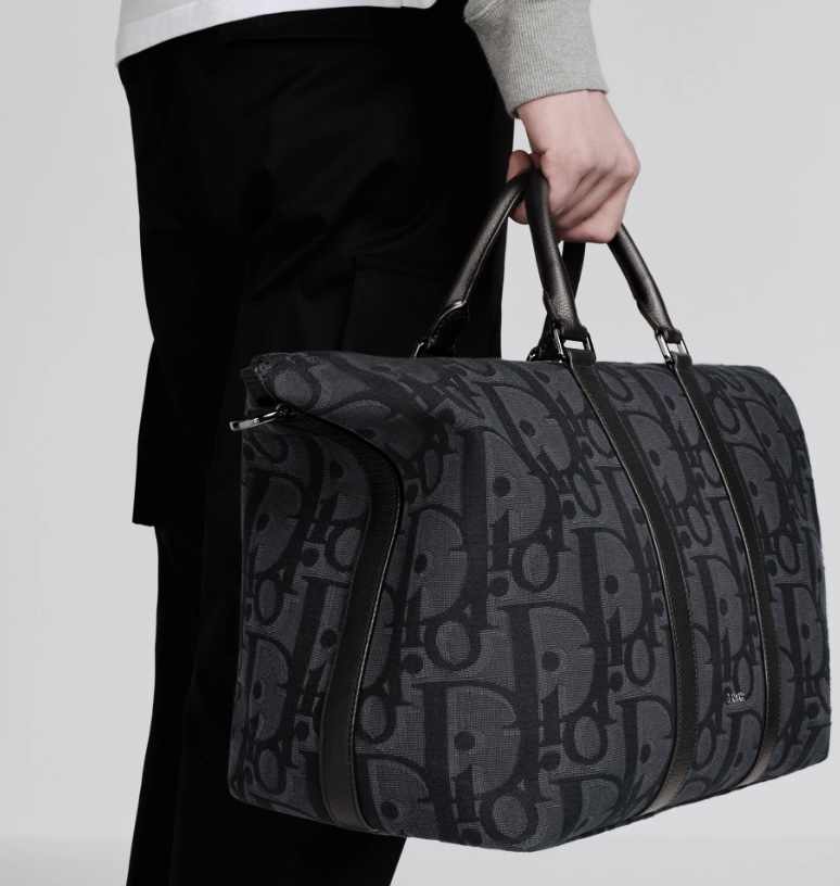 Dior WEEKENDER 40 手袋 蓝布🆚黑布 7