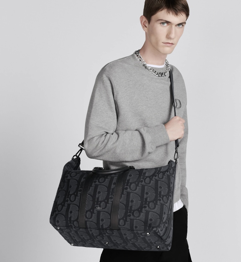 Dior WEEKENDER 40 手袋 蓝布🆚黑布 6