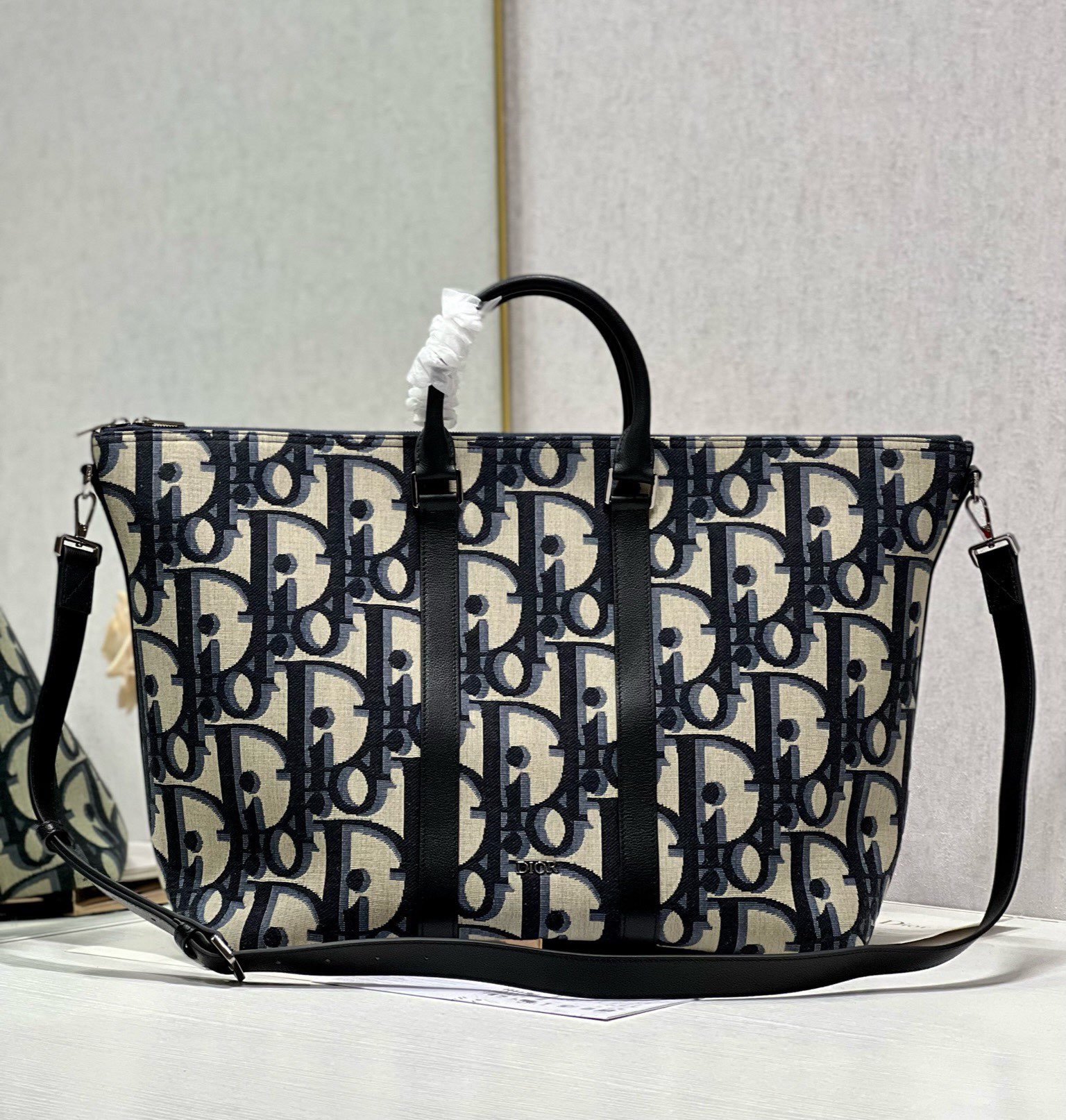 Dior WEEKENDER 40 手袋 蓝布🆚黑布 2