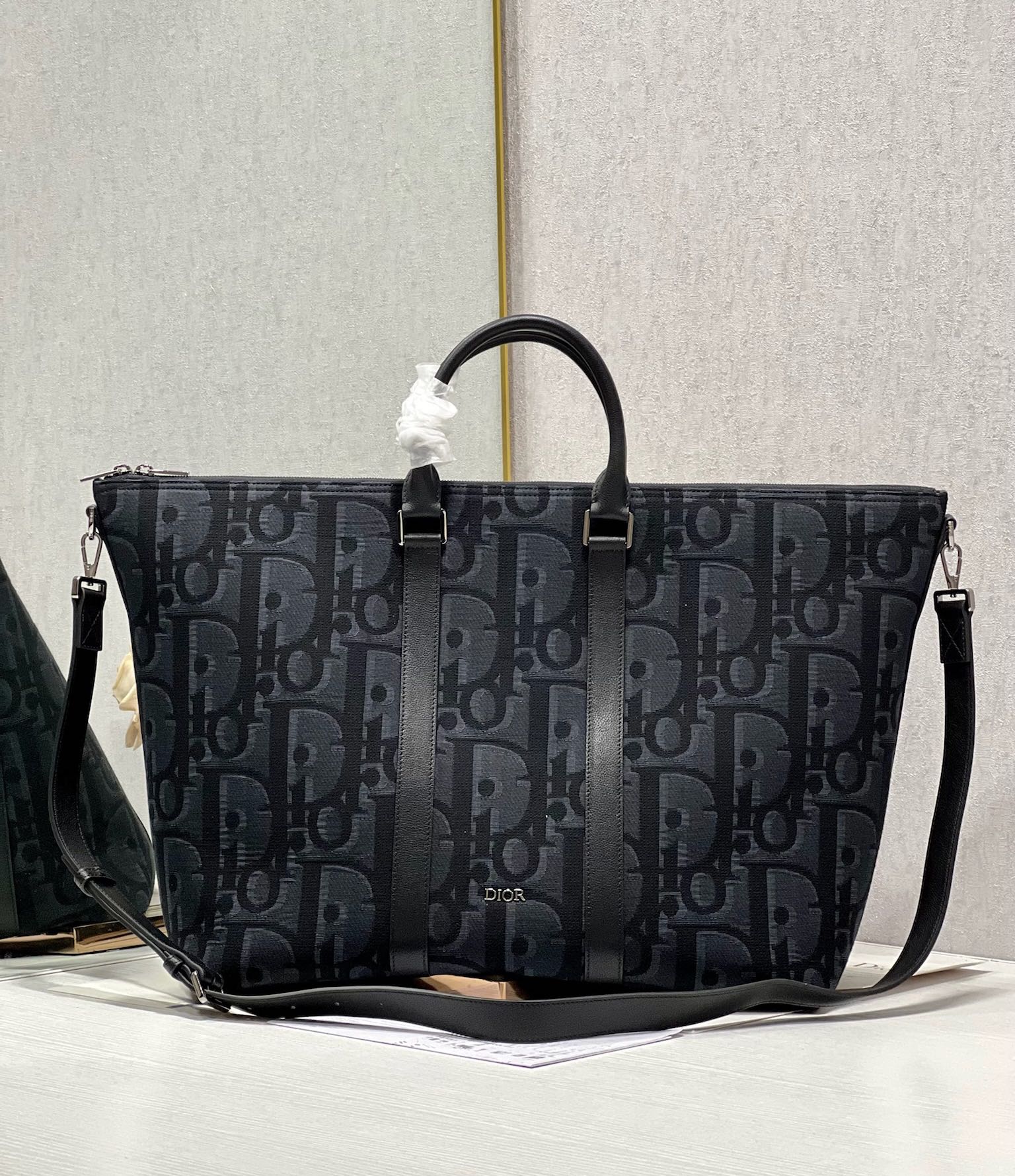 Dior WEEKENDER 40 手袋 蓝布🆚黑布 3