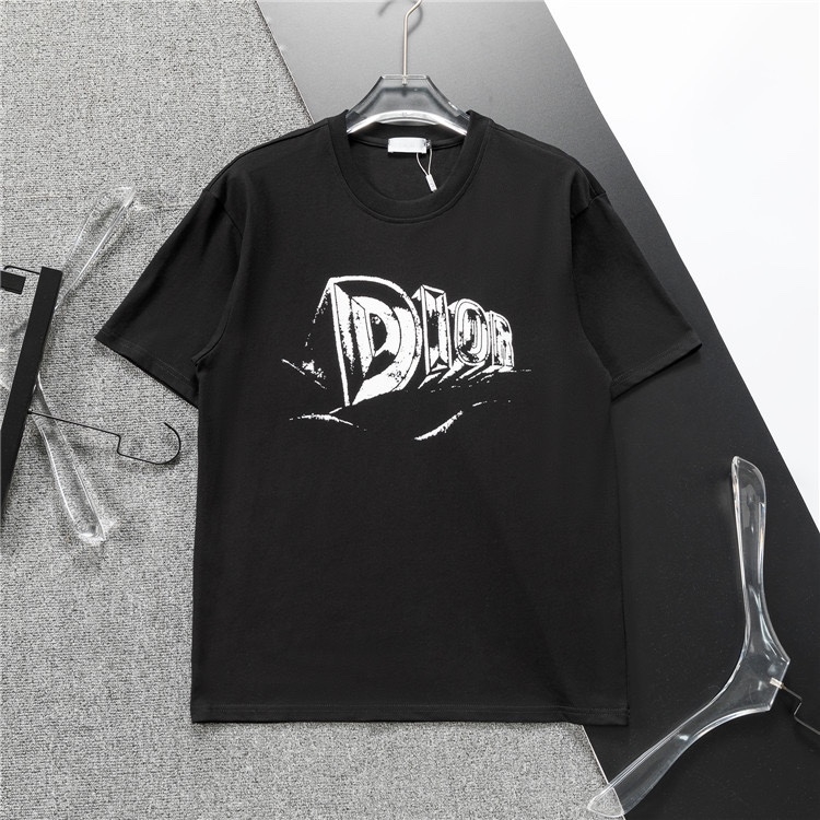 Camiseta nueva de primavera y verano de talla europea, versión amplia, 2024. Camiseta de manga corta con logo…