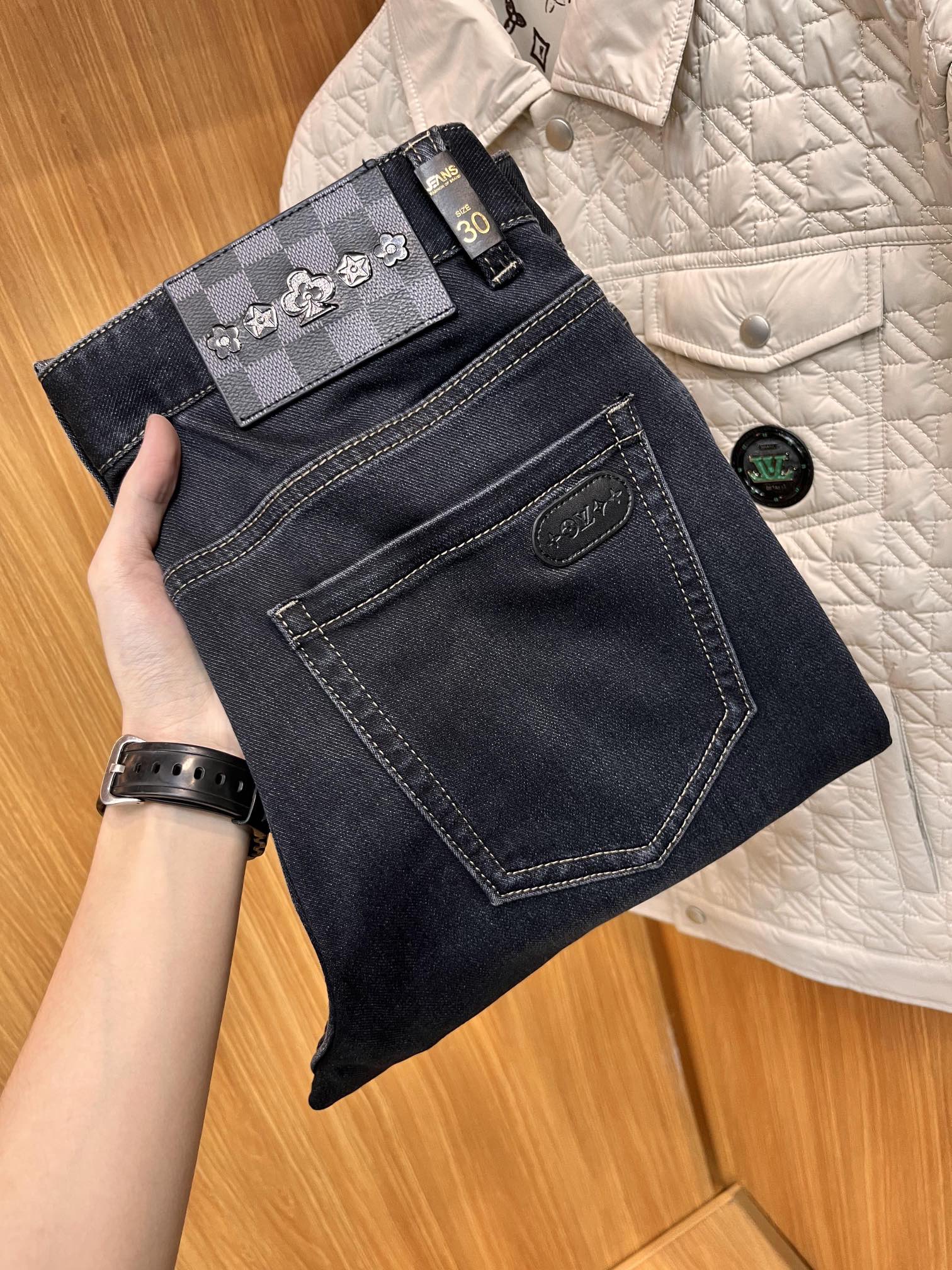 Louis Vuitton Clothing Jeans Cotton Fall/Winter Collection Casual