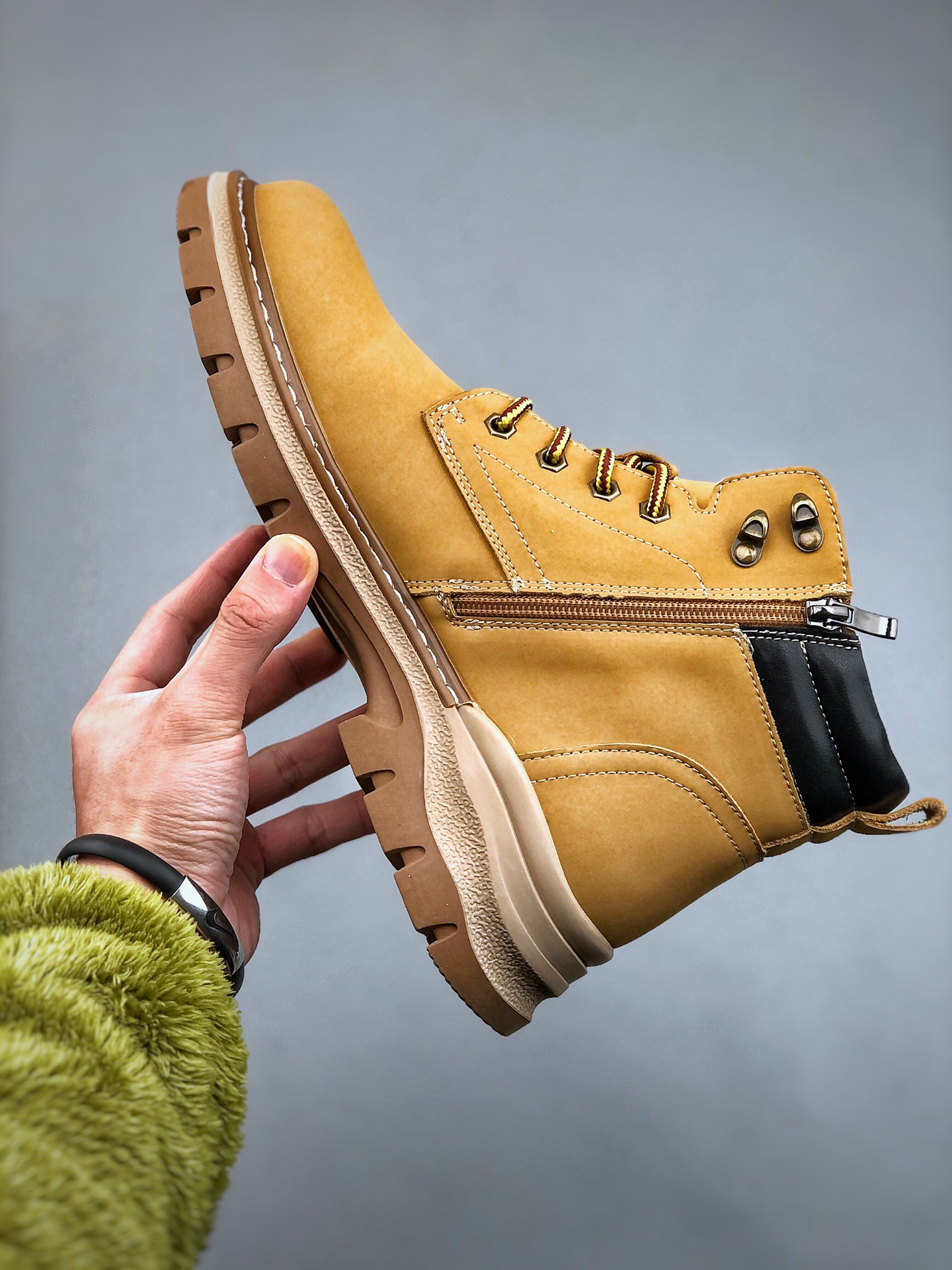 Timberland Timberland outdoor high top casual yellow boots series