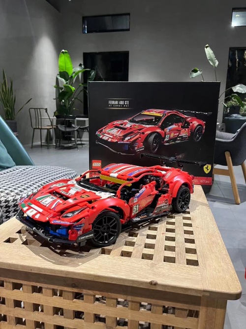 Lego Technic Ferrari 488 GTE AF Corse #51 Building Kit - 1677 Pieces 1 Lego Technic Ferrari 488 GTE AF Corse #51 Building Kit - 1677 Pieces
