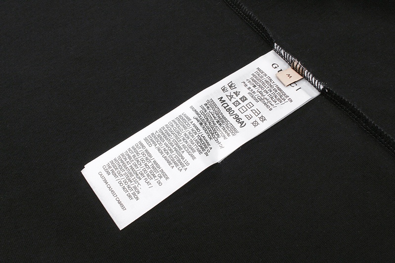 Gucci 古驰 24ss 最新夏日 logo刺绣T恤 采用进口哑光线绣花