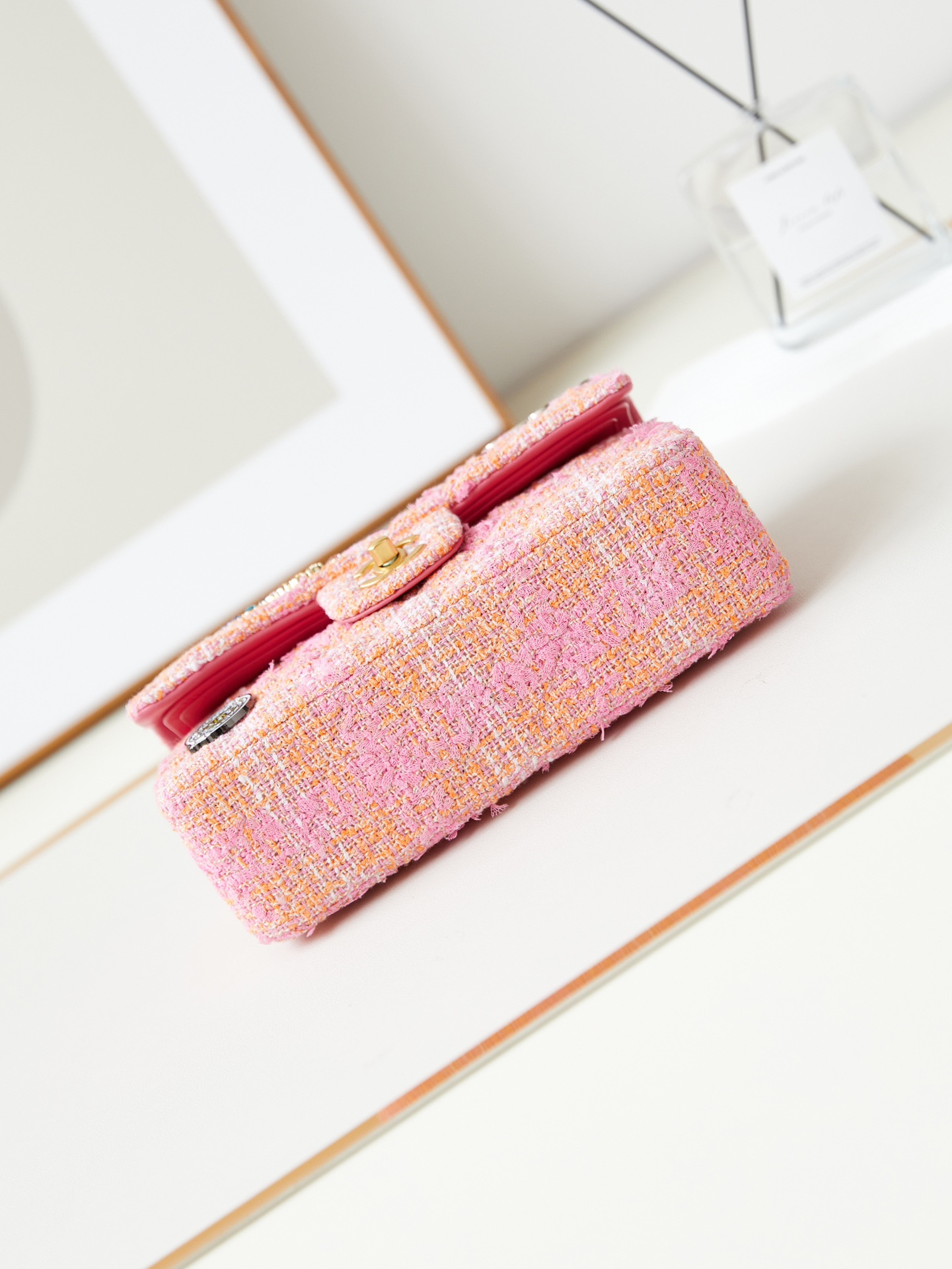 Chanel 24C Badge Pink CF 7
