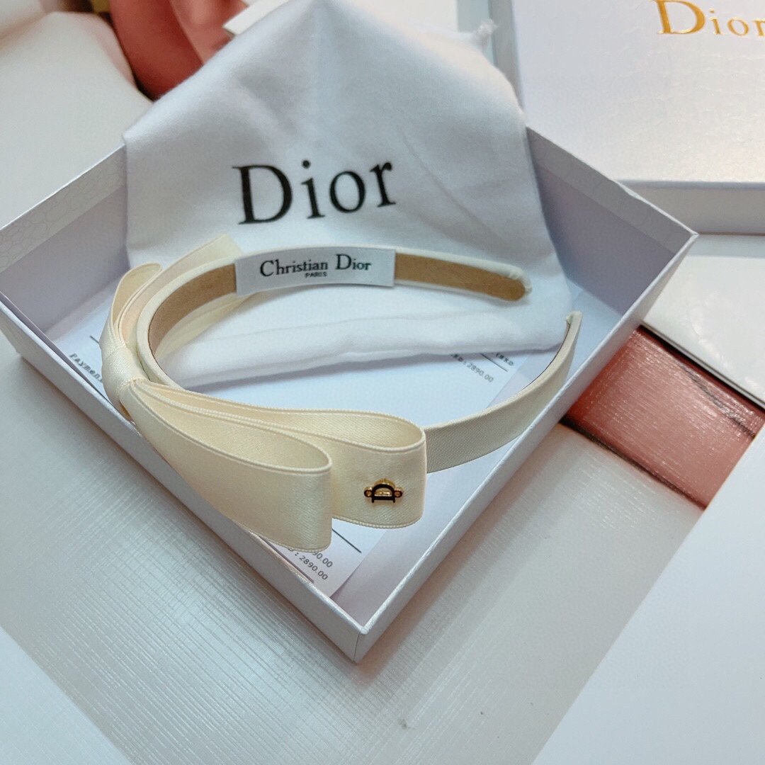 配包装Dior迪奥火爆新款发箍,蝴蝶结头箍专柜原单货让你的魅力绽放清新淑女范让时尚更简单