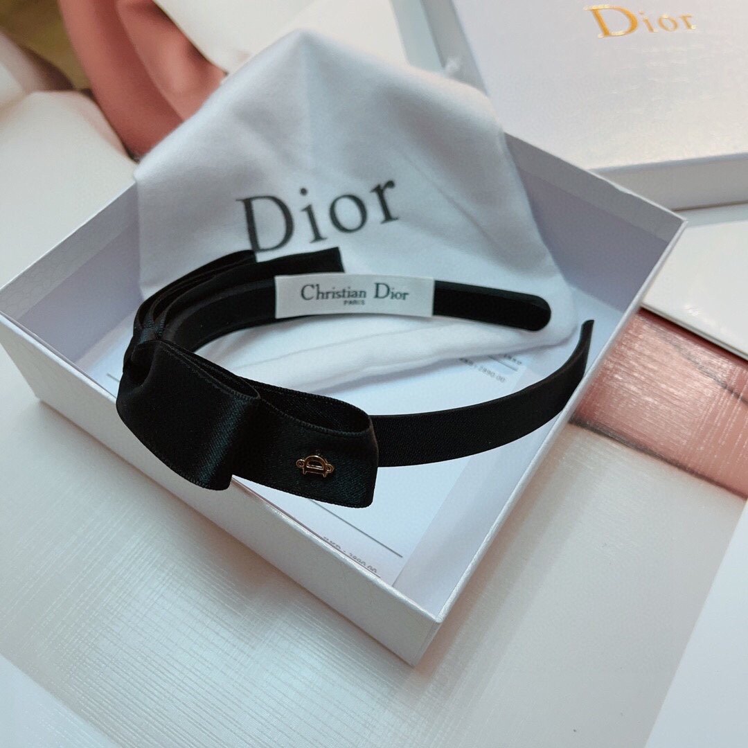 配包装Dior迪奥火爆新款发箍,蝴蝶结头箍专柜原单货让你的魅力绽放清新淑女范让时尚更简单