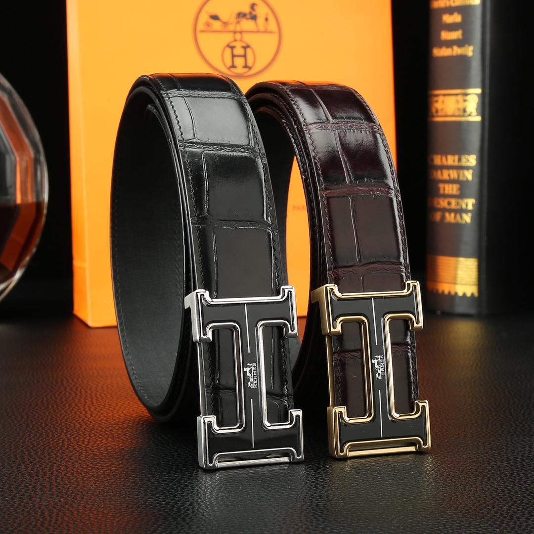 NO:764020,Hermès original high-end quality counter official website simultaneously supports NFC induction width 3.5, exquisite steel buckle head, imported from Italy, first-layer crocodile pattern calfskin texture, clear and realistic texture, creating a new visual 3D suburban fruit. High-end customers can buy it as a gift for personal use. Length 100 to 125, belt, hermes, cowhide19860909爱玛仕原单高端品质专柜官网同步支持NFC感应宽度3.5精美钢扣头意大利进口头层鳄鱼纹小牛皮纹理消晰真实感超强打造全新的视觉3D郊果高端客户入手送礼自用佳品 长度100一125,皮带,hermes,cowhide,Belt