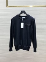 Fake Cheap best online
 Dior Clothing Knit Sweater Sweatshirts Knitting Fall/Winter Collection Fashion Long Sleeve