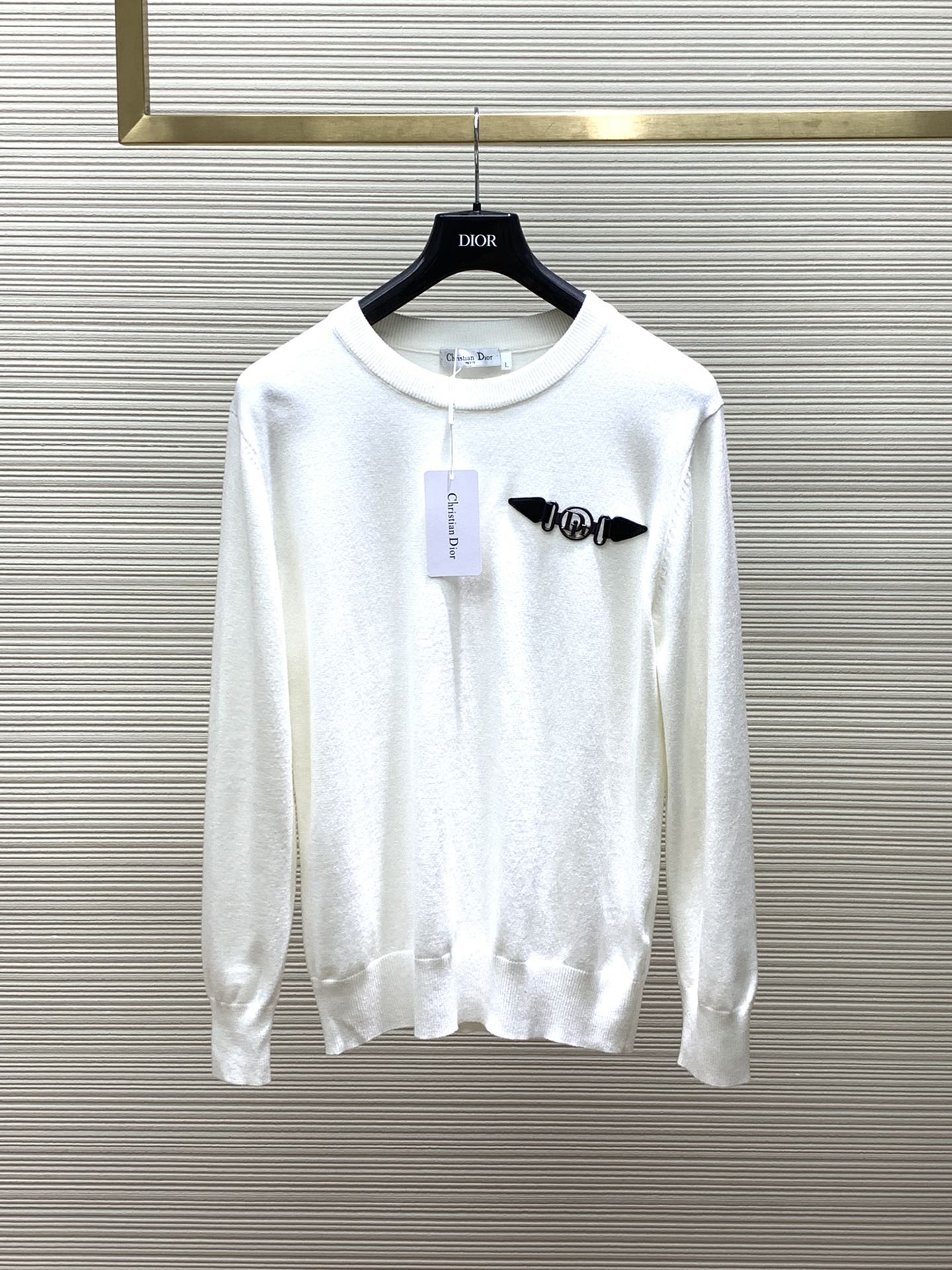 Dior Fashion
 Clothing Knit Sweater Sweatshirts Knitting Fall/Winter Collection Fashion Long Sleeve