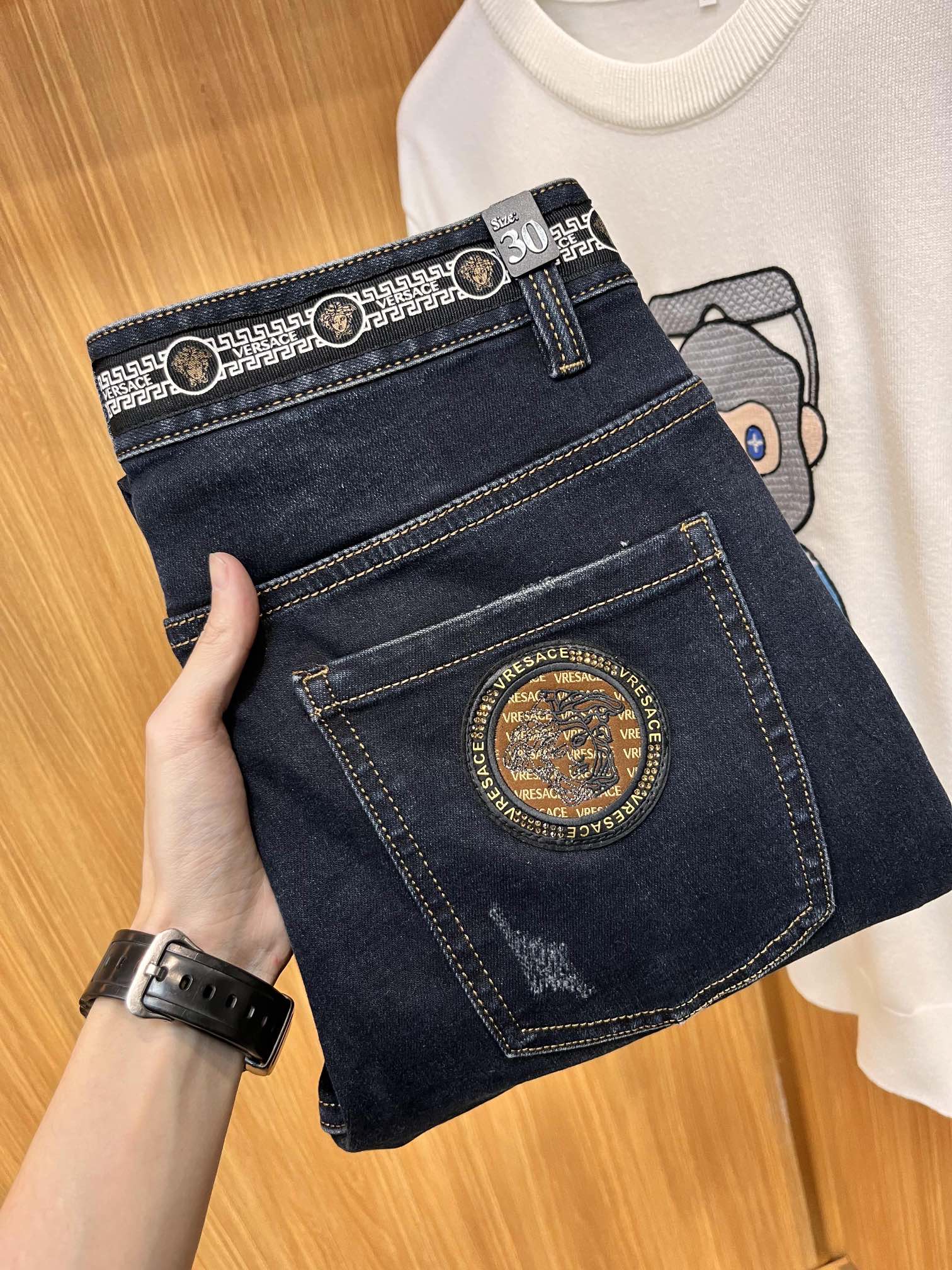 Versace Clothing Jeans Cotton Fall/Winter Collection Casual