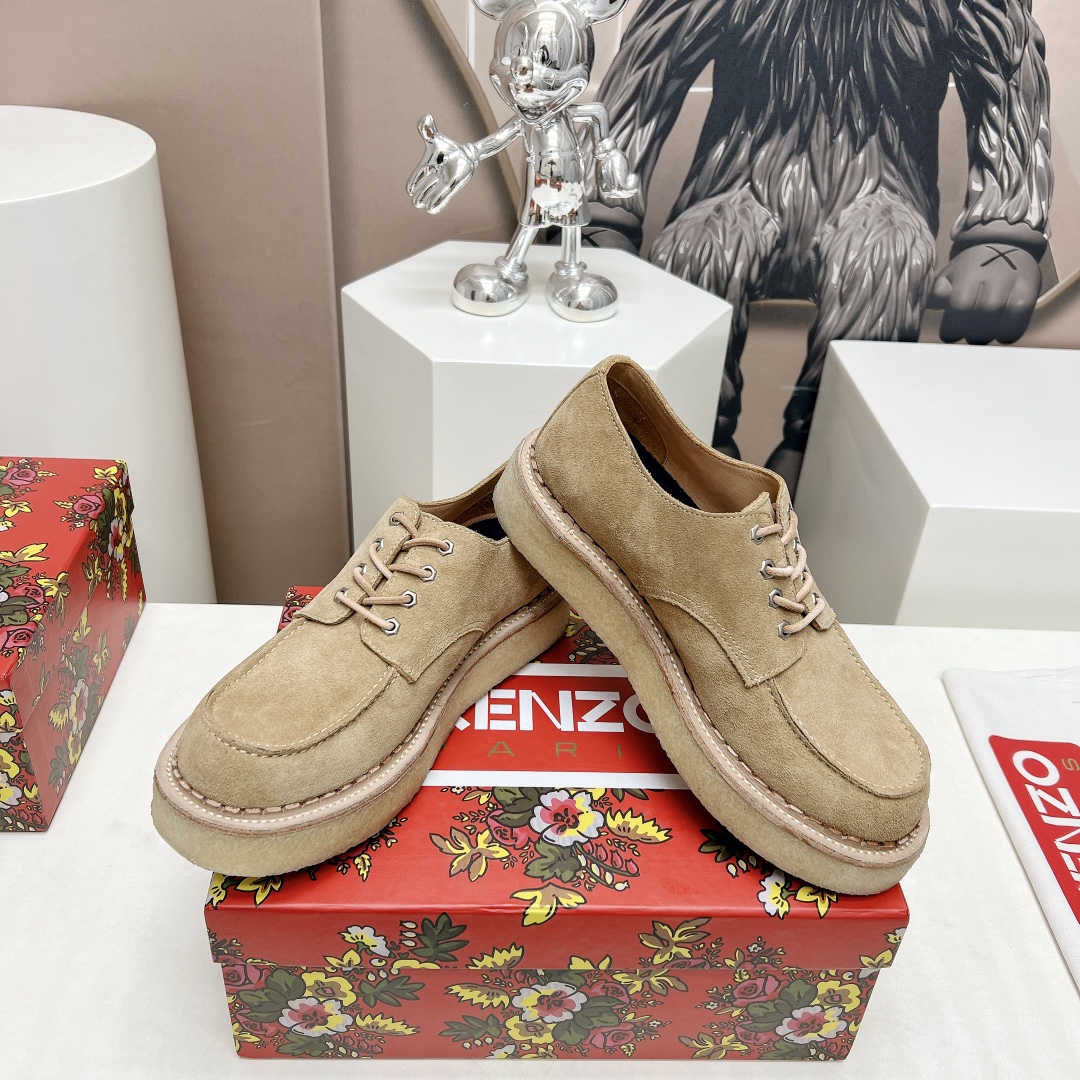KENZOYama Geisha Line Kangaroo Leather Shoes: Luxury Monopoly Edition - 图片 4
