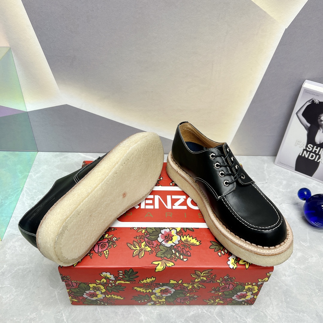 Top Version KENZOYama Geisha Line Shoes: Platinum Base, Dream-Like Design, Narrow Fit - 图片 9