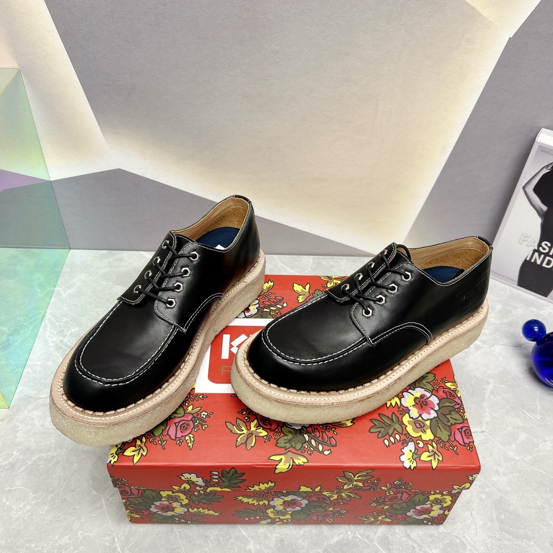 Top Version KENZOYama Geisha Line Shoes: Platinum Base, Dream-Like Design, Narrow Fit - 图片 3