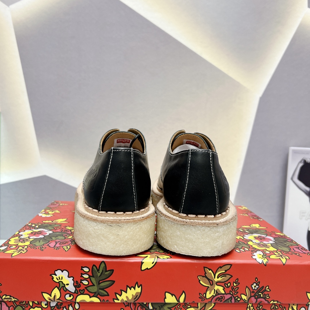 Top Version KENZOYama Geisha Line Shoes: Platinum Base, Dream-Like Design, Narrow Fit - 图片 8