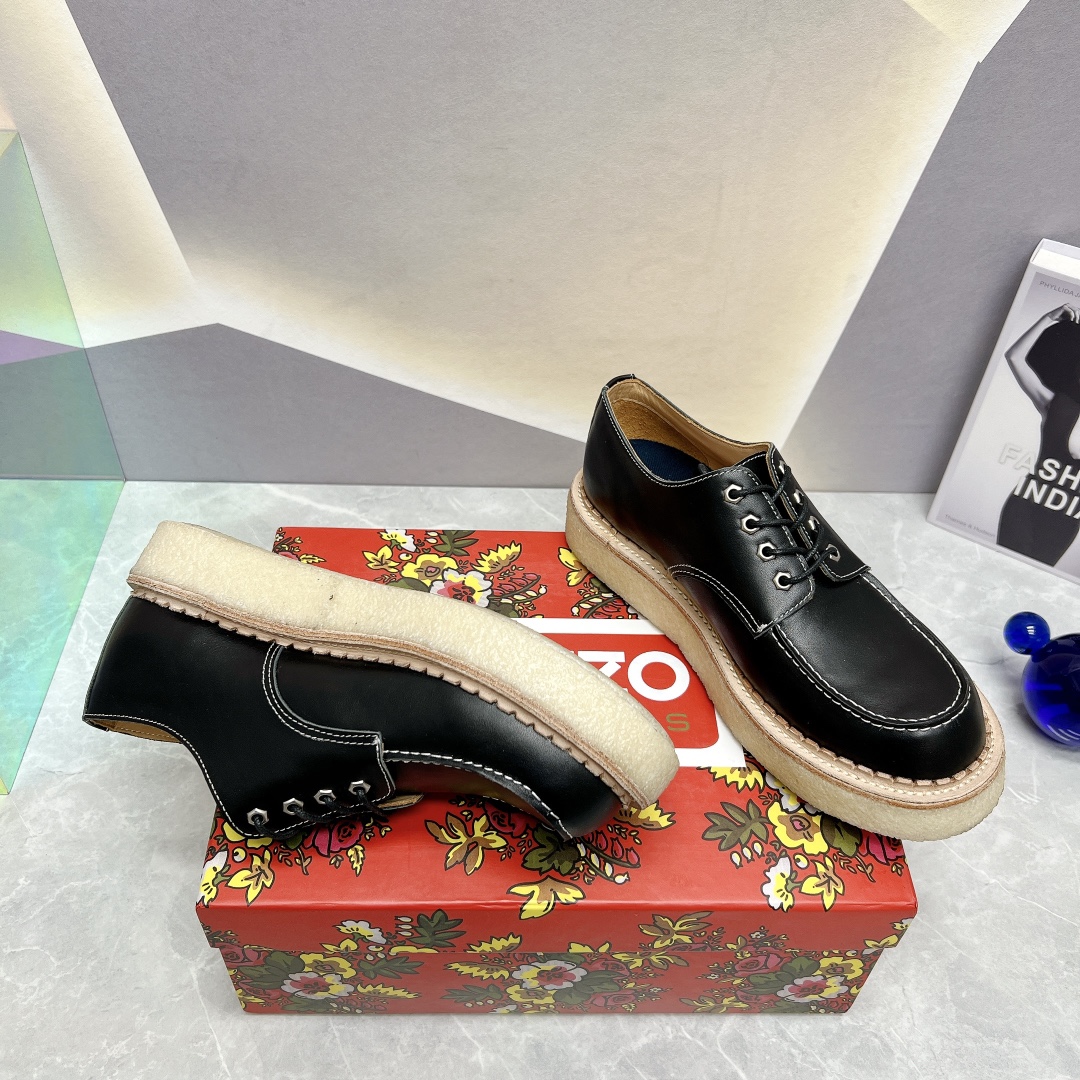 Top Version KENZOYama Geisha Line Shoes: Platinum Base, Dream-Like Design, Narrow Fit - 图片 7