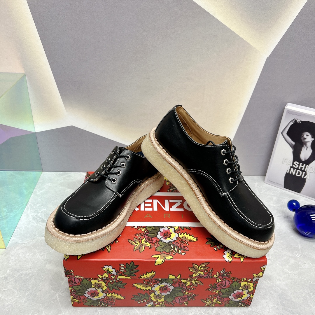 Top Version KENZOYama Geisha Line Shoes: Platinum Base, Dream-Like Design, Narrow Fit - 图片 4