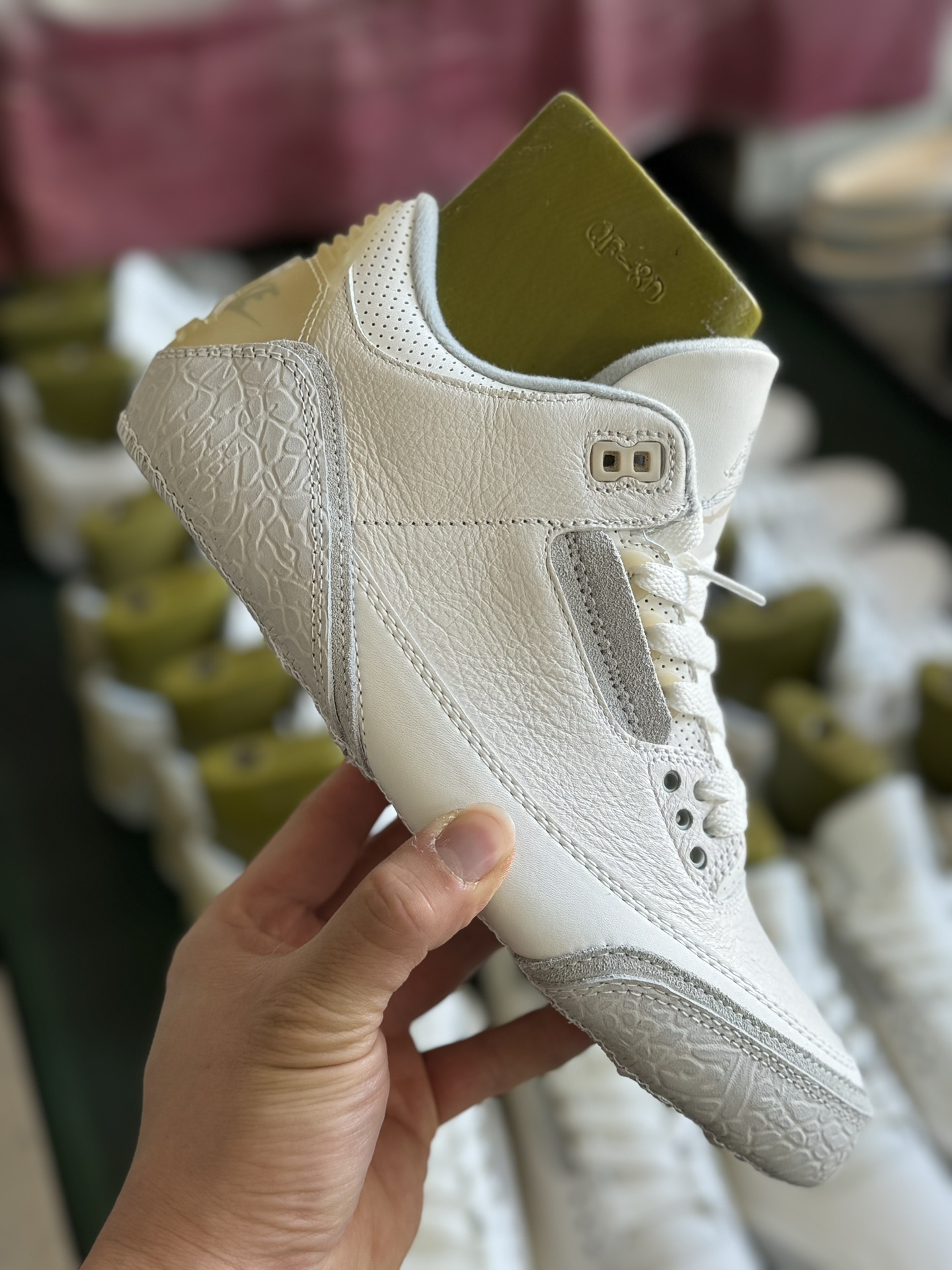 Air Jordan 3 Retro Low oxidado y envejecido, la mejor réplica artesanal, corrección de color original sin dif…