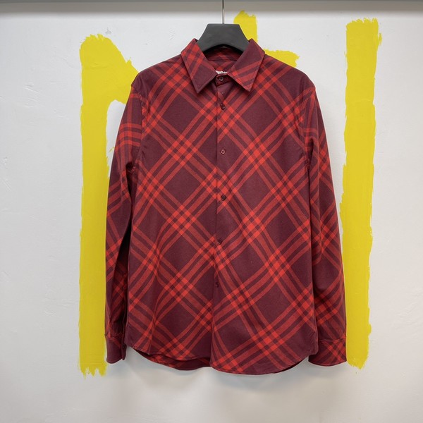 Burberry Clothing Shirts & Blouses Red Cotton Fall/Winter Collection Fashion