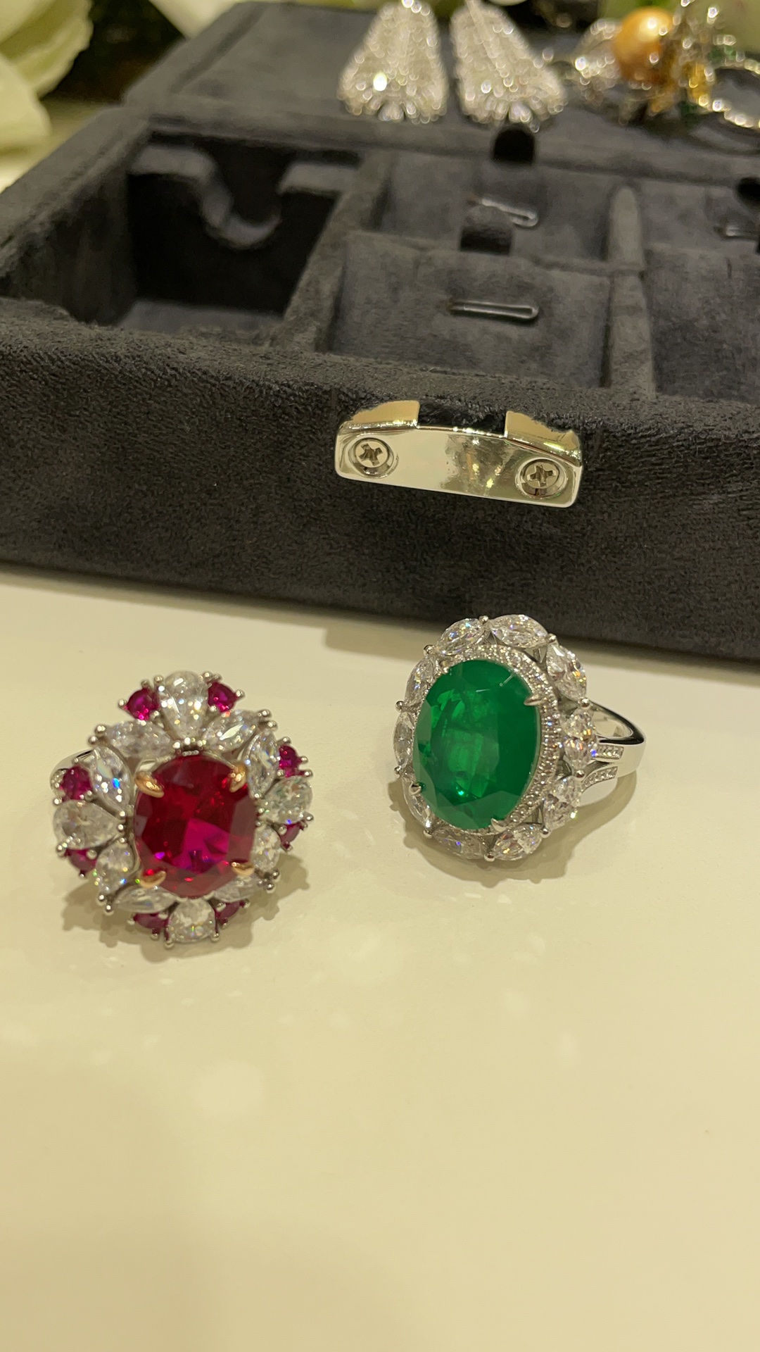 NO:720391,When placing an order, please inquire for a quote from the collection of ready-made custom-made colored gemstone rings. Every woman can achieve the freedom of jewelry. Real gold and real diamonds are on a limited budget. Choose s for customization. The price is really great, ring, Cardia high-end jewelry.19860909下单请询价现货定制彩宝戒指合集选款 每个女人都能实现的高珠自由 真金真钻预算有限 选s定制 价格真的太香了,,ring,卡迪亚高端饰品,Jewelry