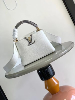 Louis Vuitton LV Capucines Bags Handbags Blue Cowhide Fetal Mini M96467