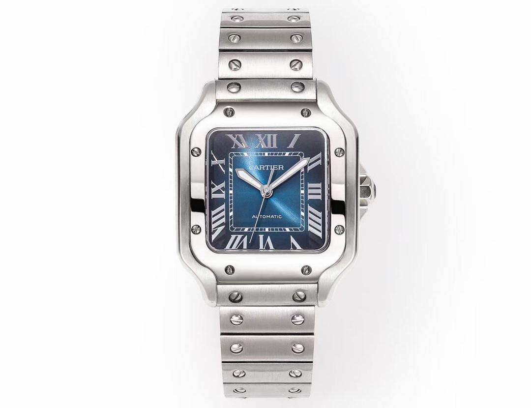 Buy Online
 Cartier Sale
 Watch Blue White Unisex Women Men 9015 Movement