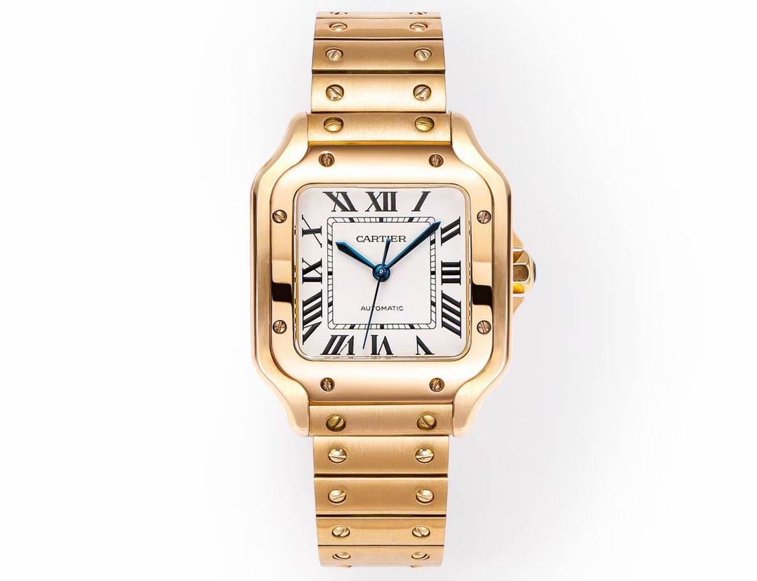Cartier Watch Customize Best Quality Replica
 Blue White Unisex Women Men 9015 Movement