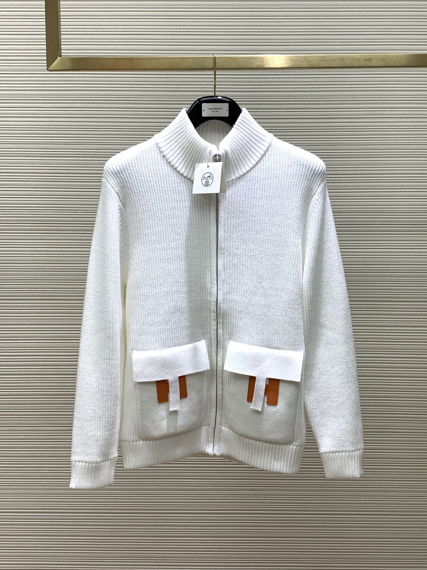 Hermes AAAAA
 Clothing Cardigans Knit Sweater Knitting Fall/Winter Collection Fashion Casual