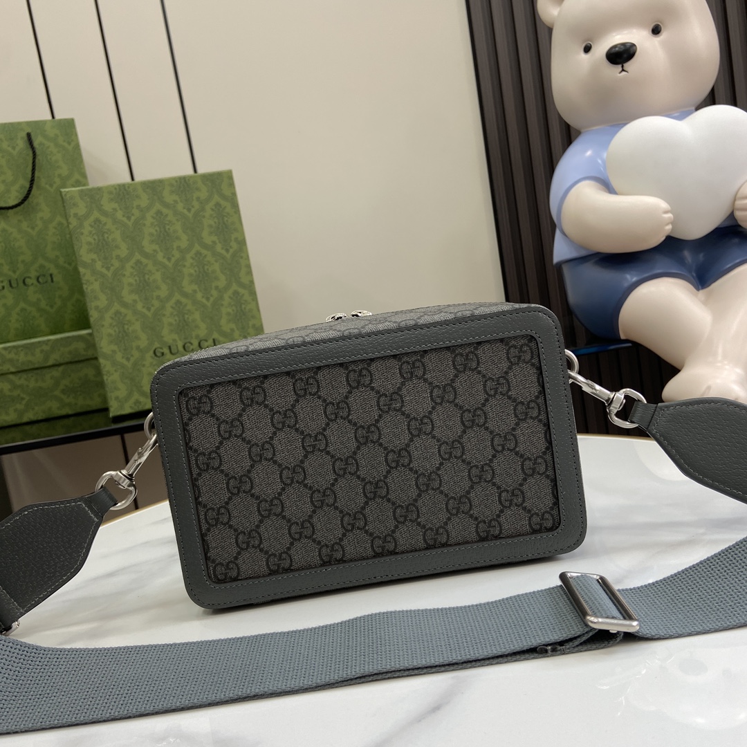 Gucci Ophidia Mini Bag - Stylish Grey PVC Designer Handbag, 23cm 2 i1704107320 6558 1