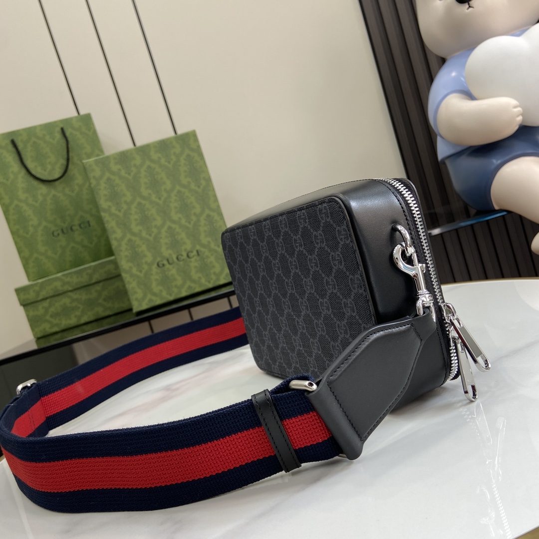 Gucci Ophidia Mini Bag - Stylish Crossbody with Signature GG Pattern, 23cm 5 i1704107602 3925 3