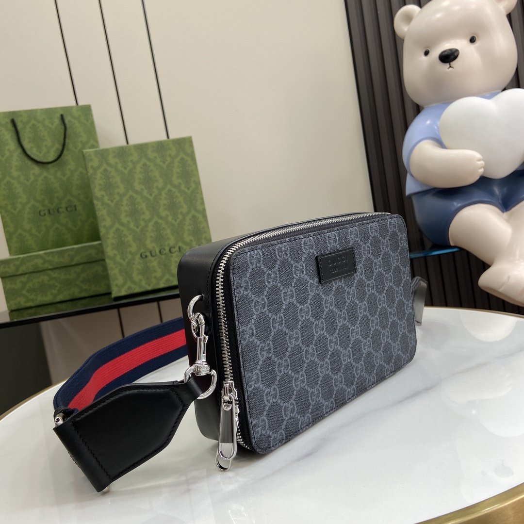 Gucci Ophidia Mini Bag - Stylish Crossbody with Signature GG Pattern, 23cm 6 i1704107602 4941 4