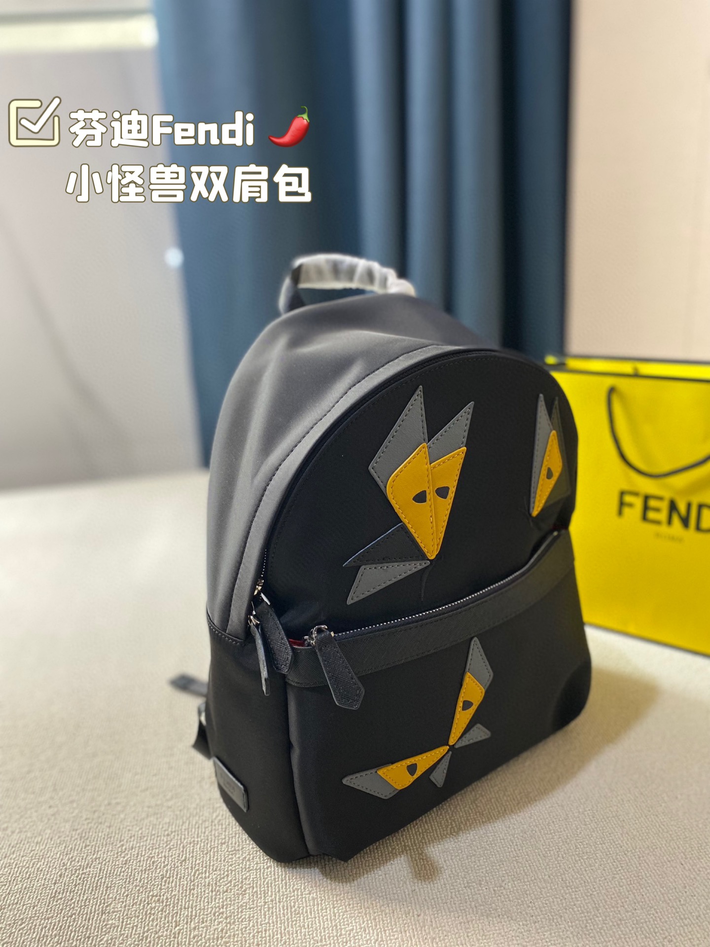 Fendi Bags Backpack Unisex Cowhide Fashion