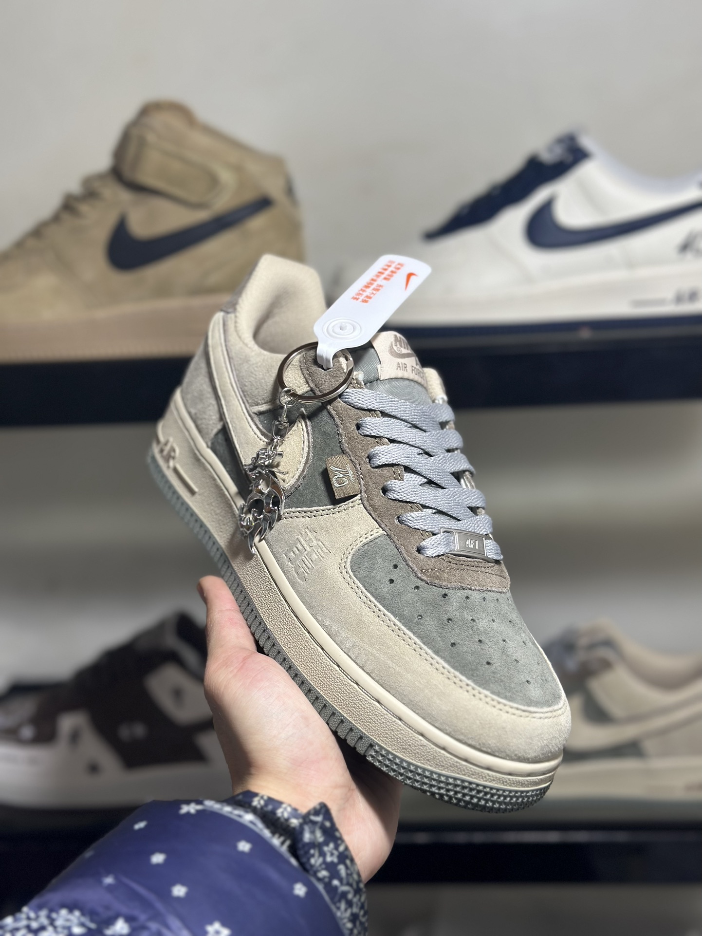 “青龙偃月刀”龍年限定NIkeAirForce107Low“Falchion”空军一号低帮定制板鞋国风元