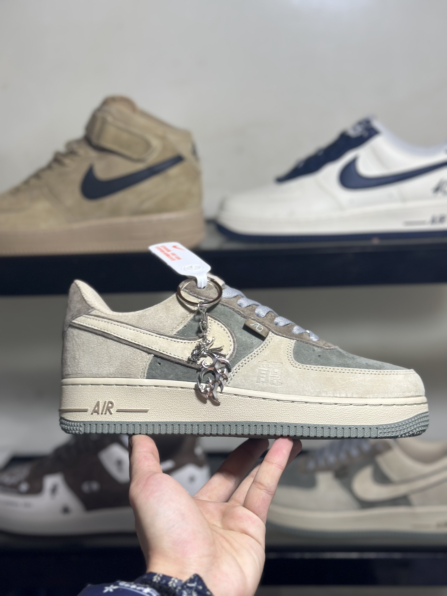 “青龙偃月刀”龍年限定NIkeAirForce107Low“Falchion”空军一号低帮定制板鞋国风元