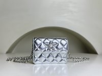 Best AAA+
 Chanel Belt Bags & Fanny Packs Crossbody & Shoulder Bags Silver Sheepskin