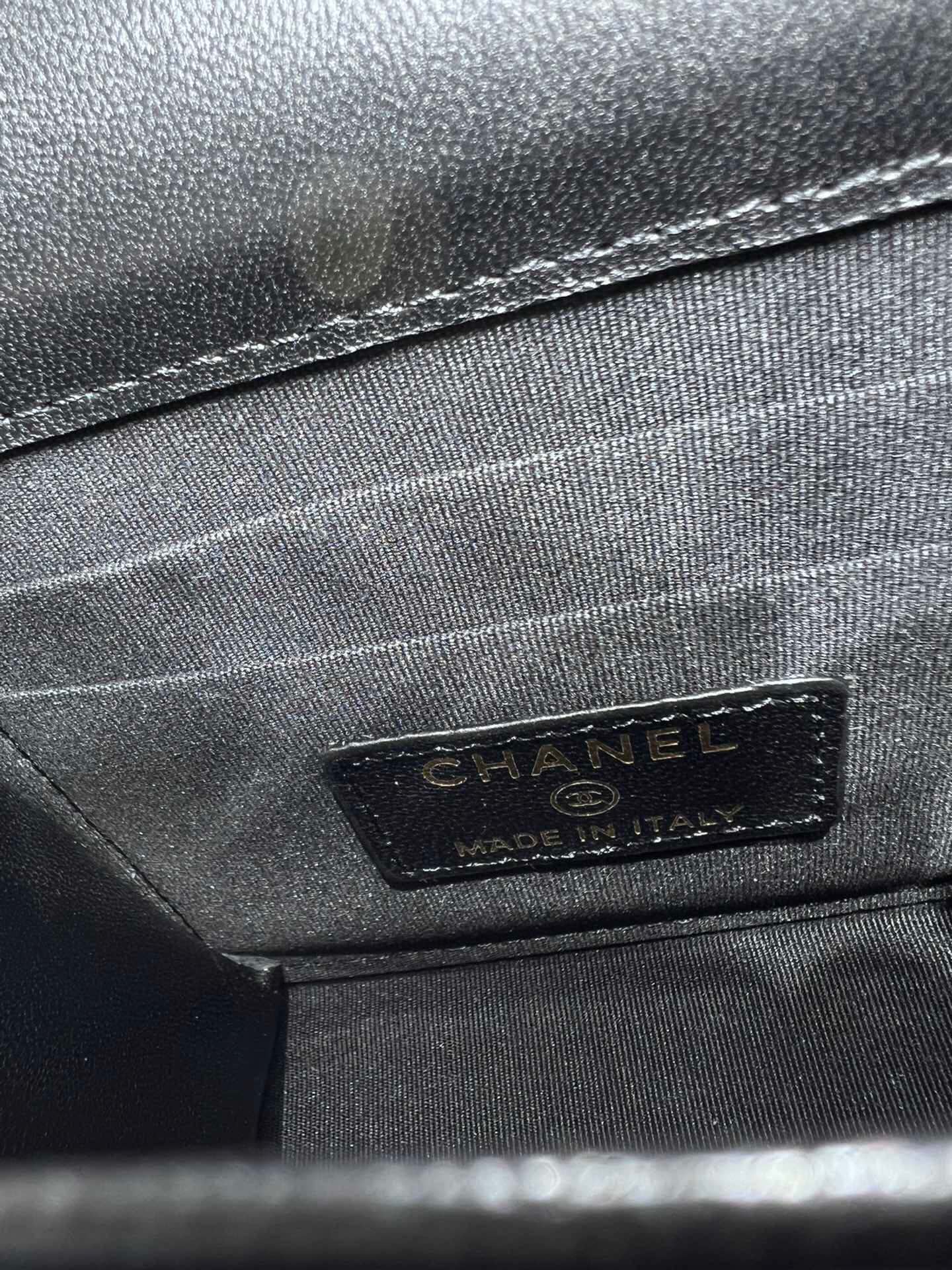 Ohanel23A新品小废包内配小镜子手提化妆小盒子小型收纳盒AY尺寸11*11*4cm.