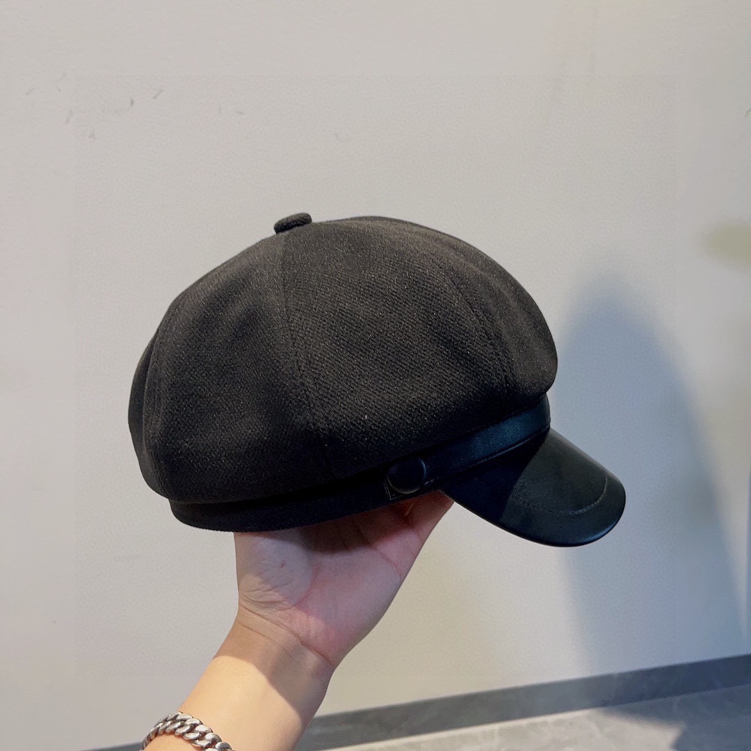 [Burberry Eyewear]ss 2025 Burberry autumn and winter pumpkin hat Octagonal Pai