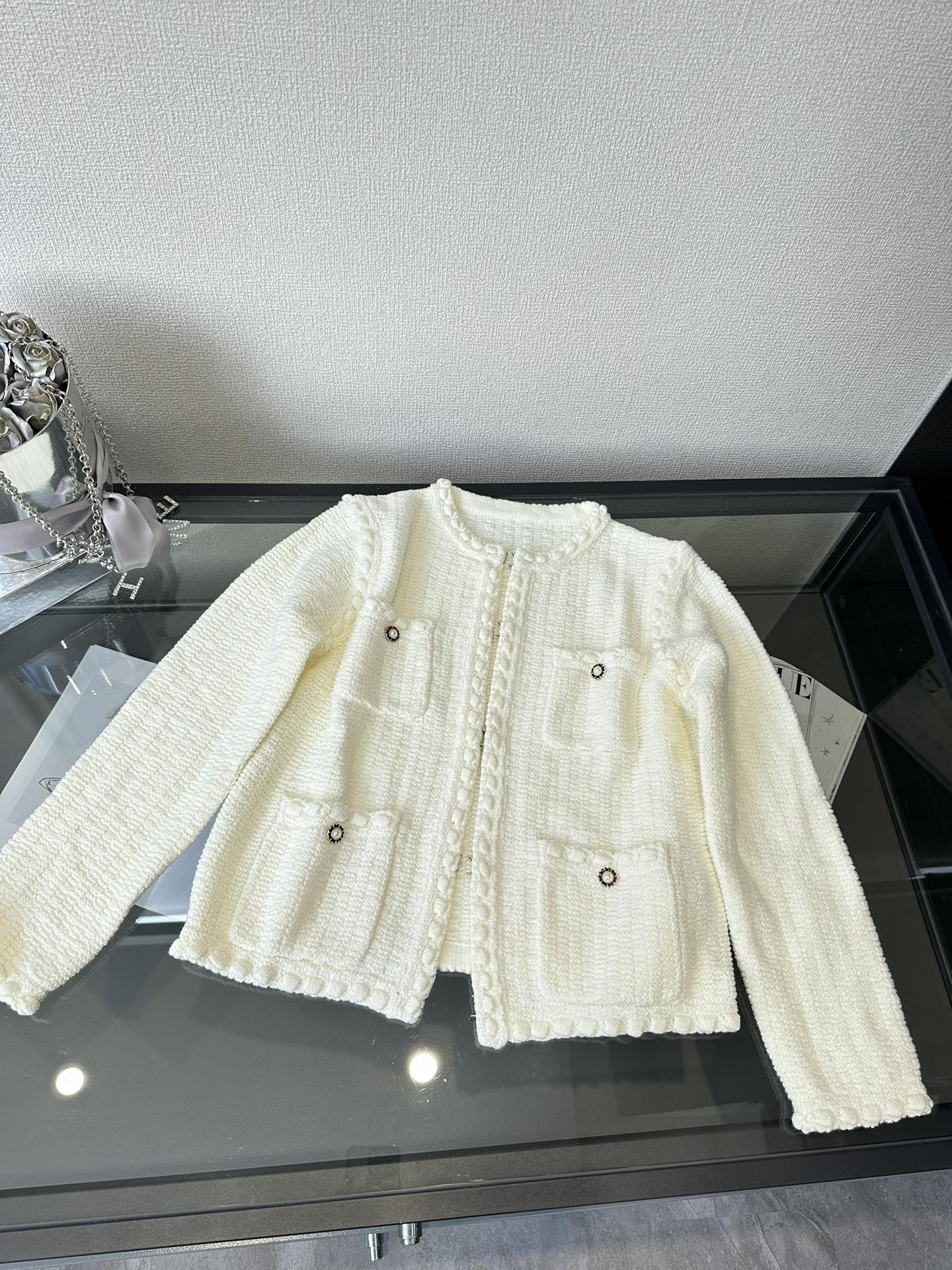 What’s the best place to buy replica
 Chanel Clothing Cardigans Knit Sweater Knitting