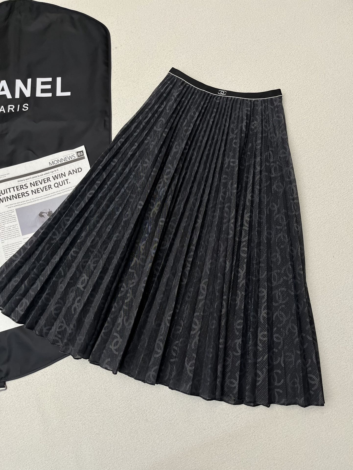Chanel Clothing Skirts Printing Spring Collection Vintage